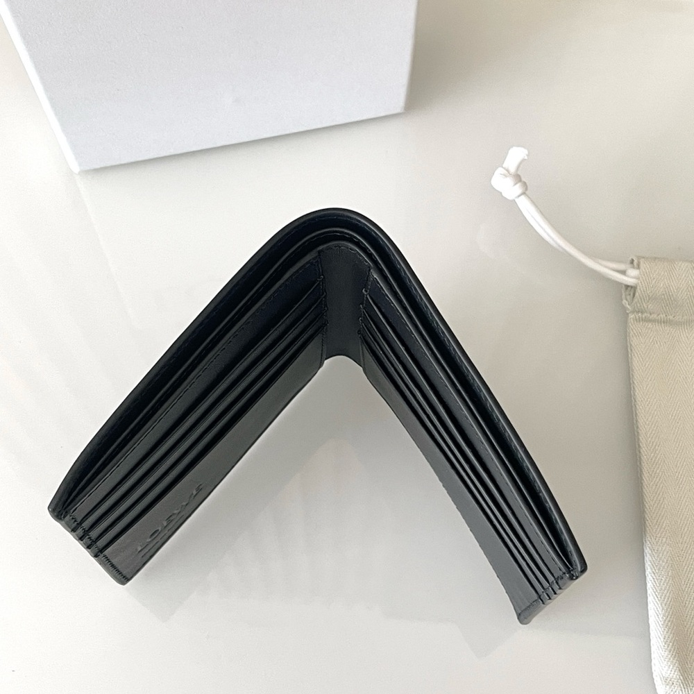 Loewe Black Leather Bifold Wallet - Picture 5 of 6